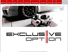 Tablet Screenshot of exclusiveoption.com